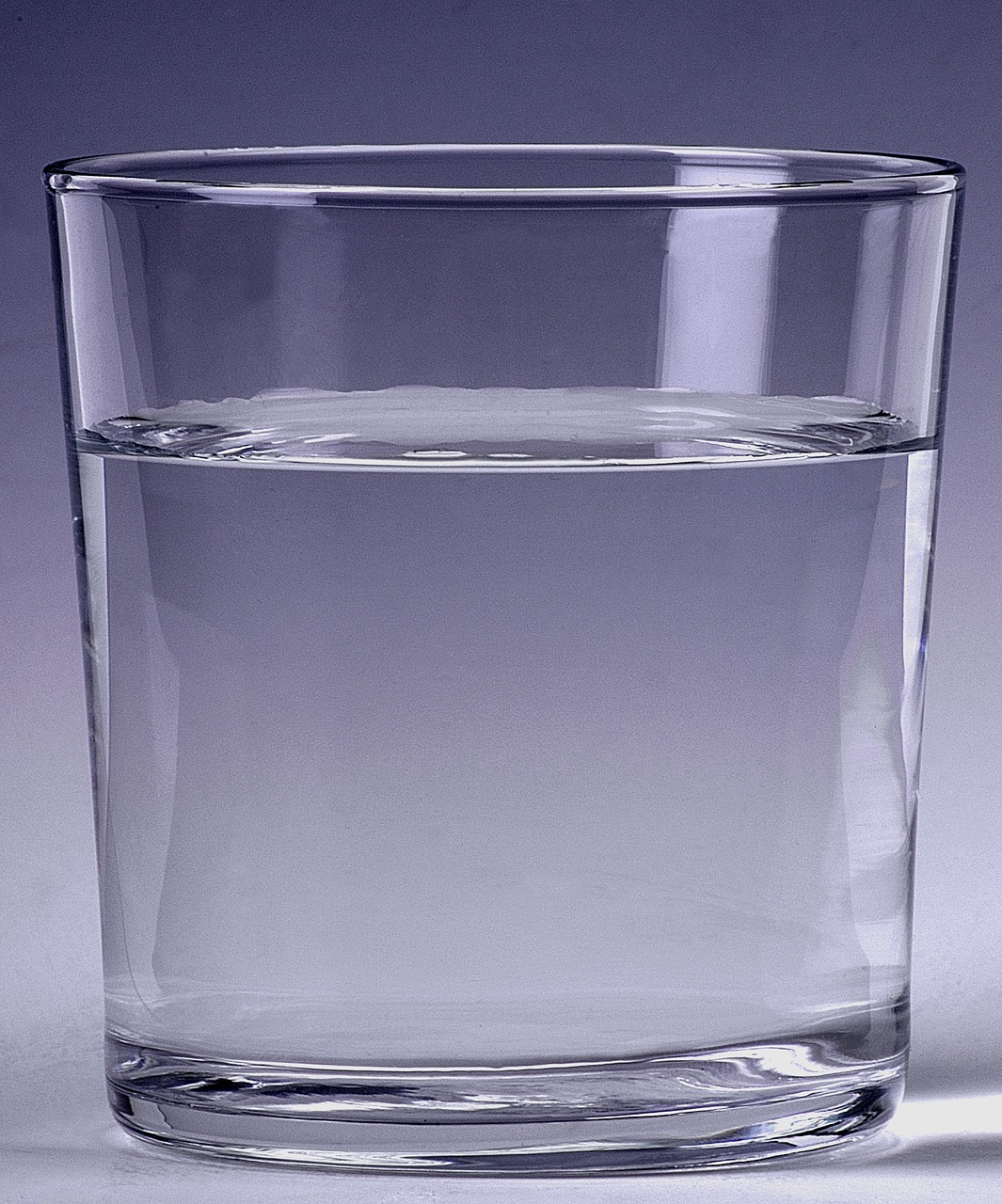 Las preocupaciones son como un vaso de agua.